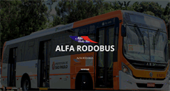 Desktop Screenshot of alfarodobus.com.br